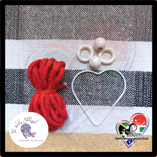 Valentines Day Macramé DIY Kit - Image 3